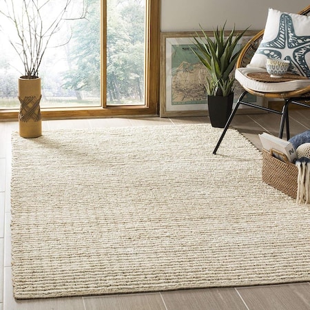 Safavieh 4 x 6 ft. Natural Fiber Rectangle Area RugIvory NF487A-4